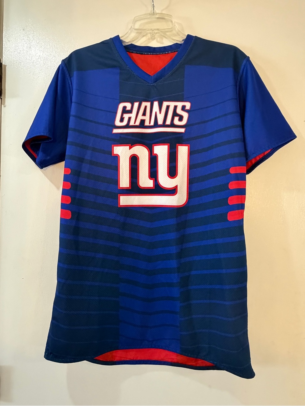 NFL FLAG New York Giants Reversible Jersey Mens Sz M/L